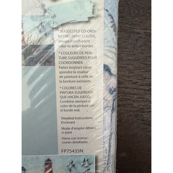 VTG 3 Wall Borders Home Trends Coast Coastal Cottage Ocean Core Seaside Chic - Picture 12 of 16